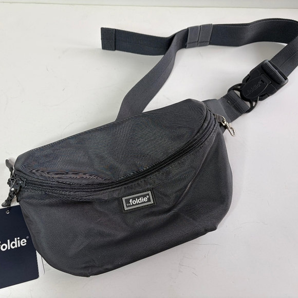 The Foldie Other - Foldie Gray Unisex Crossbody Bag RFID Safe NWT